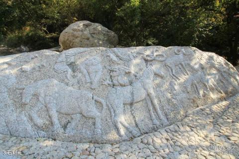 山西灵石红崖峡谷旅游攻略 之 石刻画