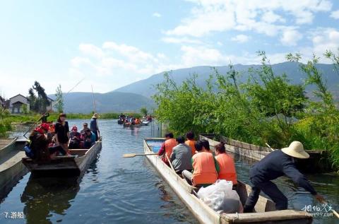 大理洱源西湖风景区旅游攻略 之 游船