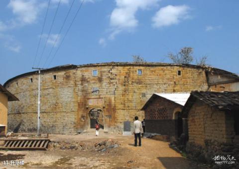 福建华安土楼旅游攻略 之 升平楼