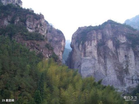 雁荡山风景区旅游攻略 之 紫庭嶂