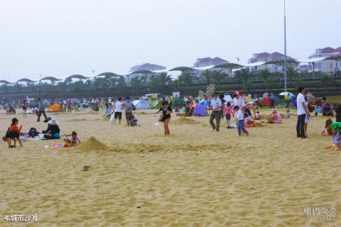 上海金山嘴渔村旅游攻略 之 城市沙滩