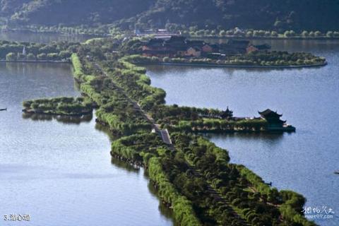 宁波东钱湖旅游攻略 之 湖心堤