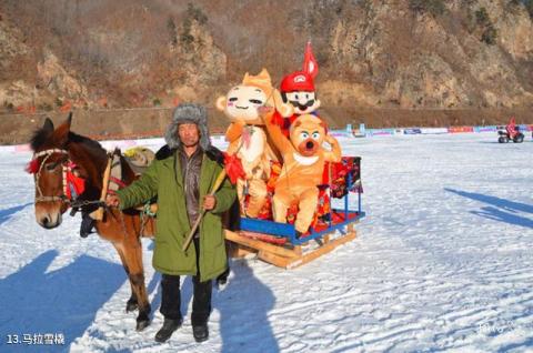 丹东天桥沟滑雪场旅游攻略 之 马拉雪橇