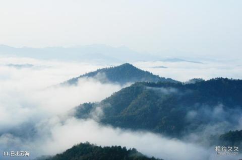 湖南鹰嘴界国家级自然保护区旅游攻略 之 日出云海