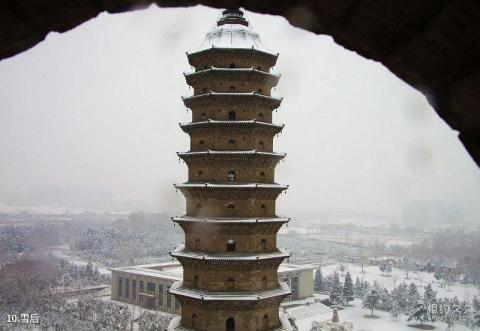 太原双塔寺旅游攻略 之 雪后