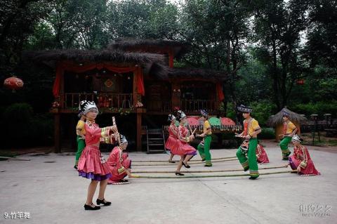 蓟县黑峪神秘谷旅游攻略 之 竹竿舞