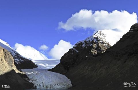 西藏曲登尼玛风景区旅游攻略 之 雪山